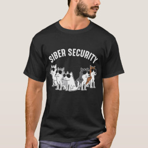Camiseta Seguridad de Siber del husky siberiano del perro