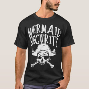Camiseta Seguridad de sirena Partido familiar pirata coinci