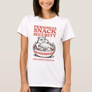 Camiseta Seguridad de Snack Personal – Divertido