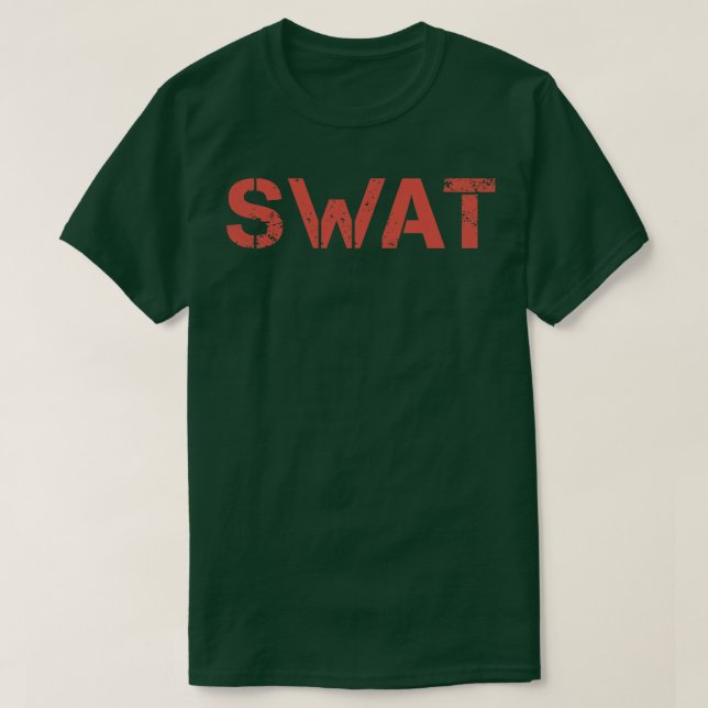 Camiseta Seguridad de Swat (Diseño del anverso)
