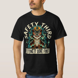 Camiseta Seguridad de Terceras Prioridades, Hecho Primero d