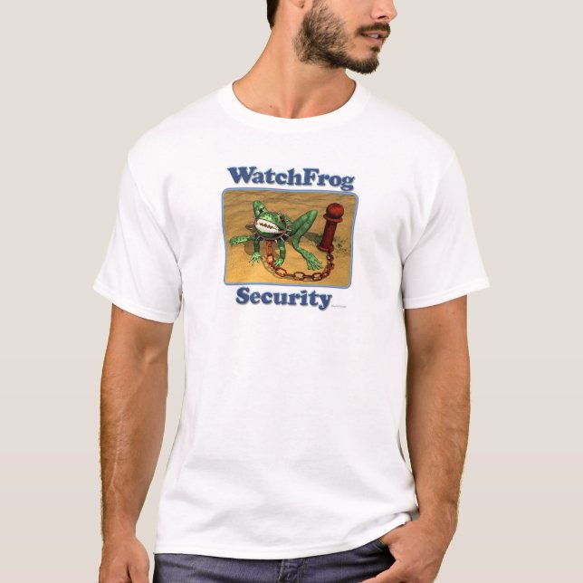 Camiseta Seguridad de Watchfrog (Anverso)