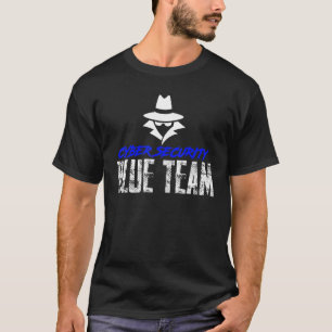 Camiseta Seguridad del equipo azul de ciberseguridad Seguri