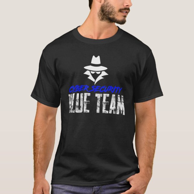 Camiseta Seguridad del equipo azul de ciberseguridad Seguri (Anverso)