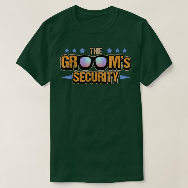 Camiseta Seguridad del novio  (Diseño del anverso)