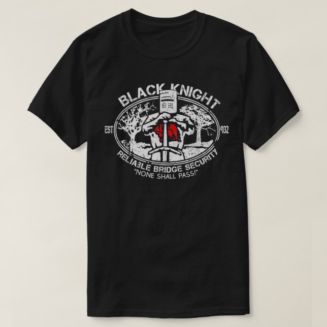 Camiseta Seguridad del puente Black Knight de Guay (Diseño del anverso)