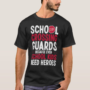 Camiseta Seguridad del tráfico escolar de la Guardia de Cru
