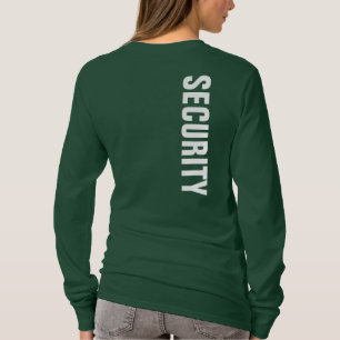 Camiseta Seguridad femenina TShirts de doble cara Selva Ver