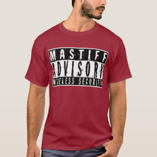 Camiseta Seguridad inalámbrica consultiva del mastín