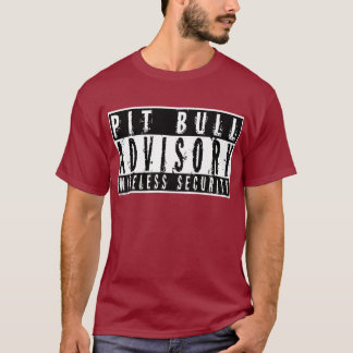 Camiseta Seguridad inalámbrica consultiva del pitbull