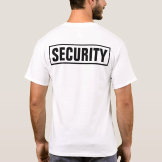 Camiseta Seguridad personalizada personalizado