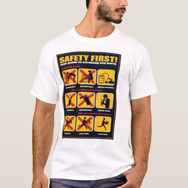 Camiseta seguridad primero (Anverso)