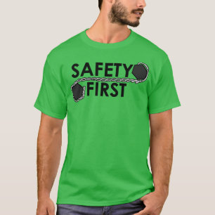 Camiseta Seguridad primero (cable de seguridad)