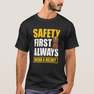 Camiseta Seguridad Primero Siempre Usa Un Horquillo De Alma