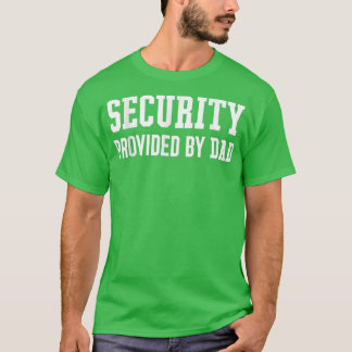 Camiseta Seguridad proporcionada por el regalo del Día del 