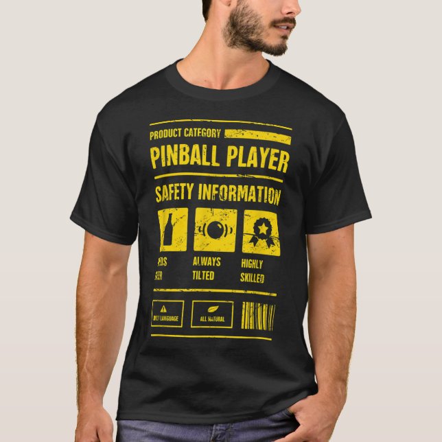 Camiseta Seguridad - Recolección divertida de la máquina Pi (Anverso)