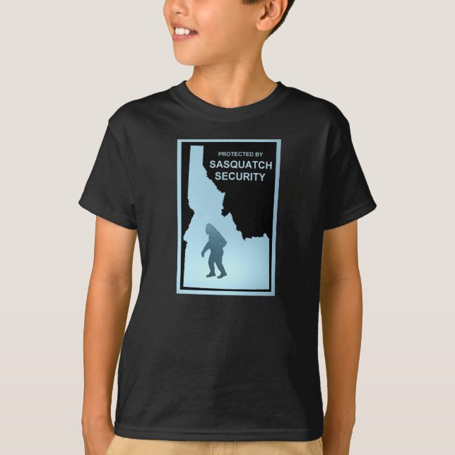 Camiseta Seguridad Sasquatch - Idaho (Anverso)