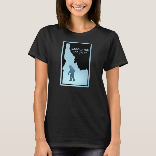 Camiseta Seguridad Sasquatch - Idaho (Anverso)