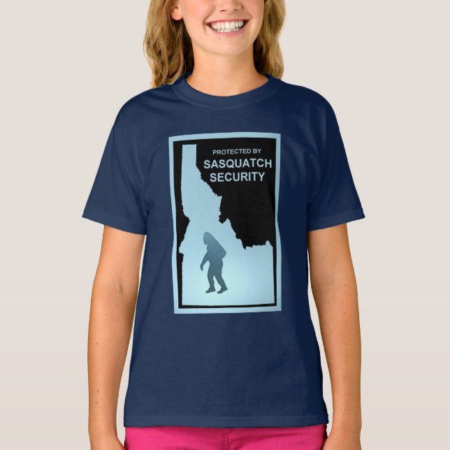 Camiseta Seguridad Sasquatch - Idaho (Anverso)