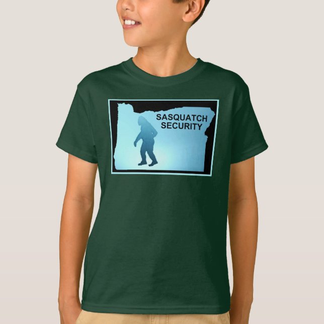 Camiseta Seguridad Sasquatch - Oregón (Anverso)