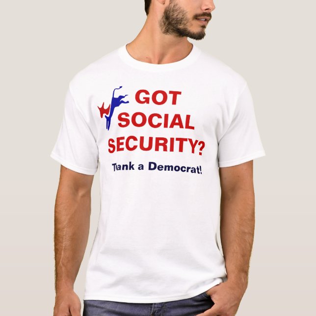 Camiseta ¿Seguridad Social conseguida? (Anverso)