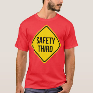 Camiseta Seguridad Tercer Chiste de Rótulo vial