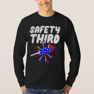 Camiseta Seguridad Tercer director de fuegos artificiales 4