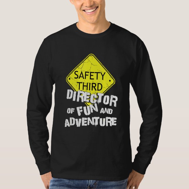 Camiseta Seguridad Tercer Director Fun Adventure Event Coor (Anverso)