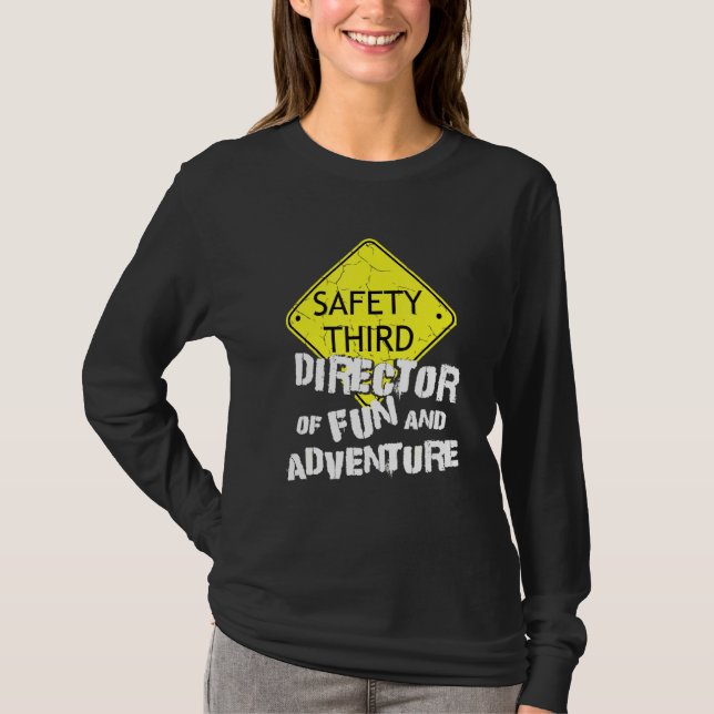 Camiseta Seguridad Tercer Director Fun Adventure Event Coor (Anverso)