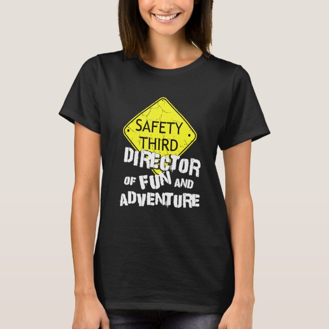 Camiseta Seguridad Tercer Director Fun Adventure Event Coor (Anverso)