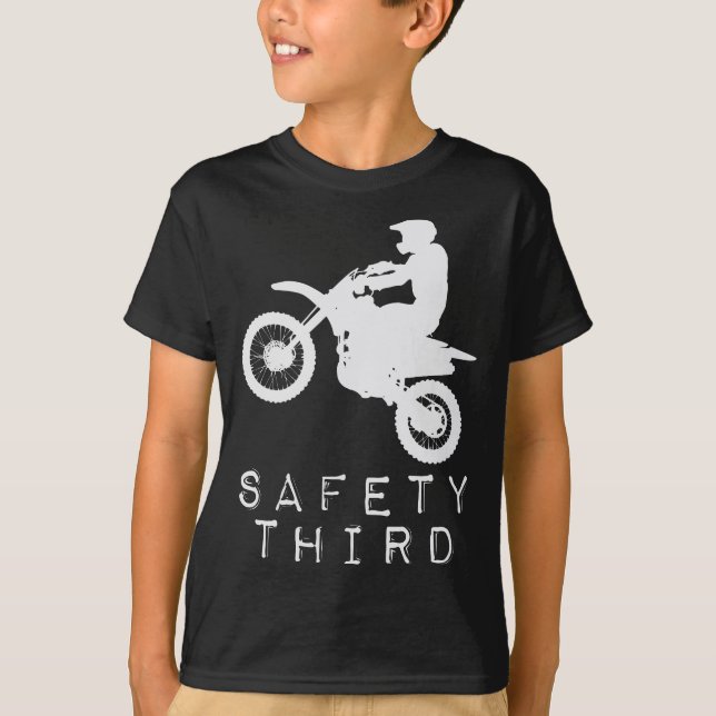 Camiseta Seguridad Tercera Motocicleta (Anverso)