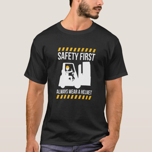 Camiseta Seguridad Utilice Siempre Un Conductor De Elevador (Anverso)