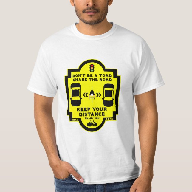 Camiseta Seguridad vial en bicicleta (Anverso)