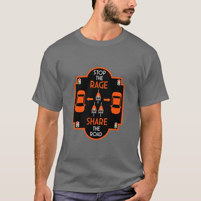 Camiseta Seguridad vial en bicicleta (Anverso)