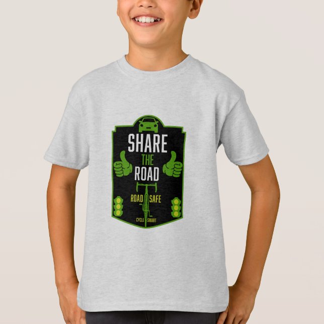 Camiseta Seguridad vial en bicicleta (Anverso)