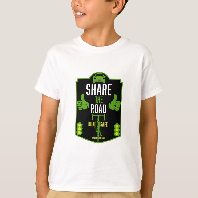 Camiseta Seguridad vial en bicicleta (Anverso)