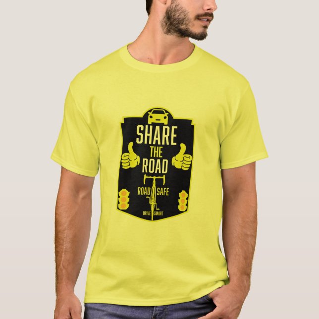 Camiseta Seguridad vial en bicicleta (Anverso)