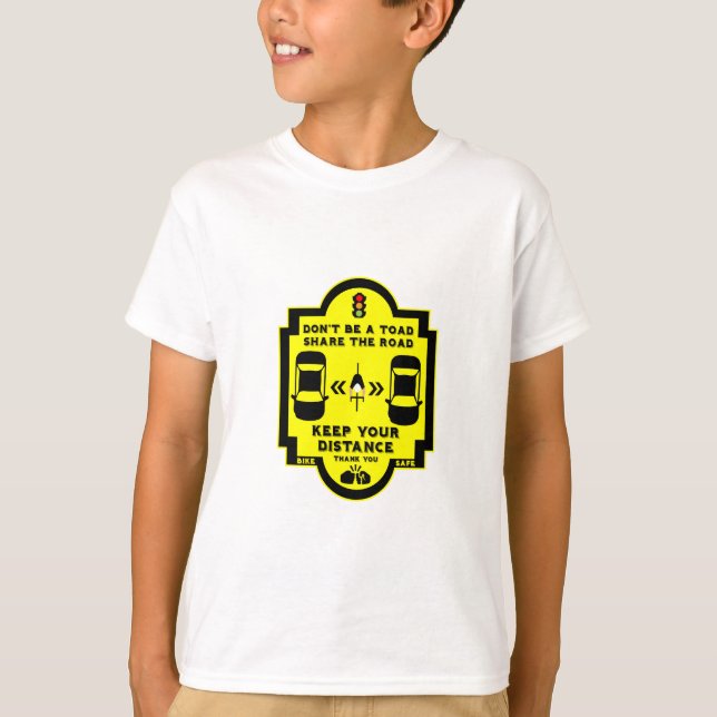Camiseta Seguridad vial en bicicleta (Anverso)