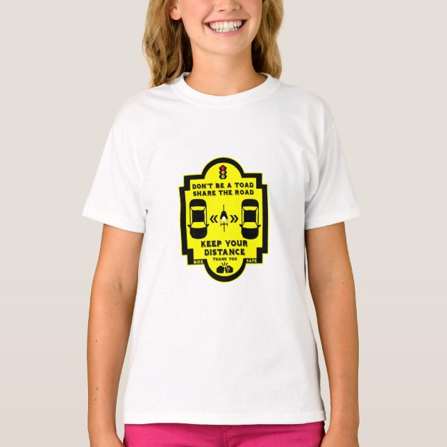 Camiseta Seguridad vial en bicicleta (Anverso)