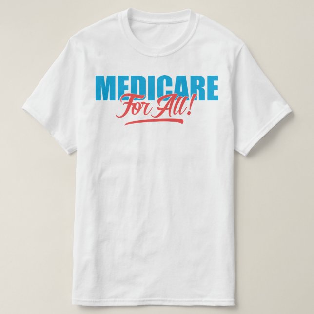Camiseta Seguro de enfermedad para todos (Diseño del anverso)