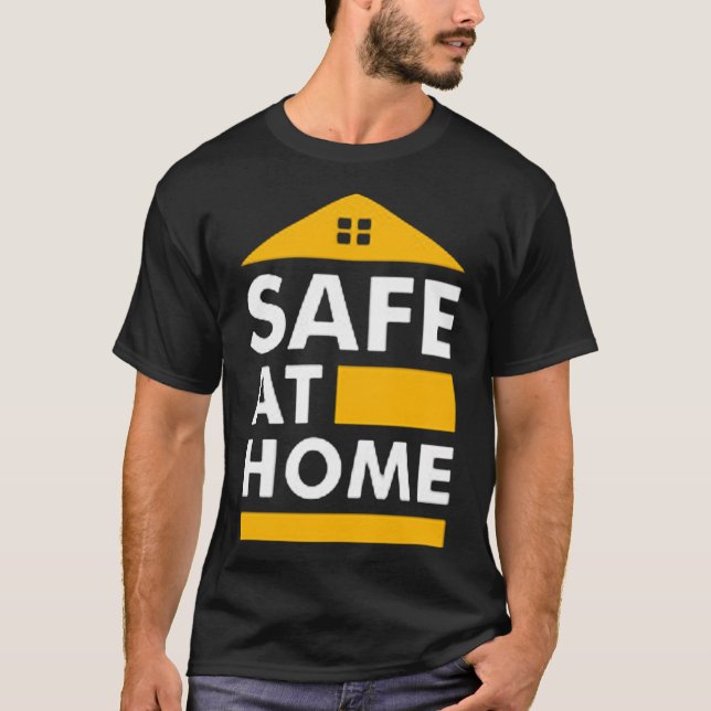 Camiseta Seguro en casa (Anverso)