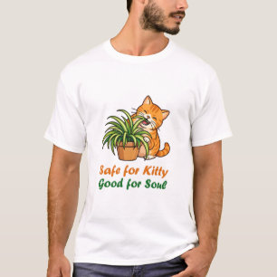 Camiseta Seguro Para Gatito Bueno Para El Alma Planta De Ar