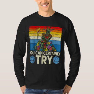 Camiseta Seguro Que Puedes Probar Juego De Mesa Rpg Gaming 