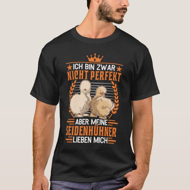 Camiseta Seidenhuhn Seidenhühner Silkie Huhn Geschenk (Anverso)