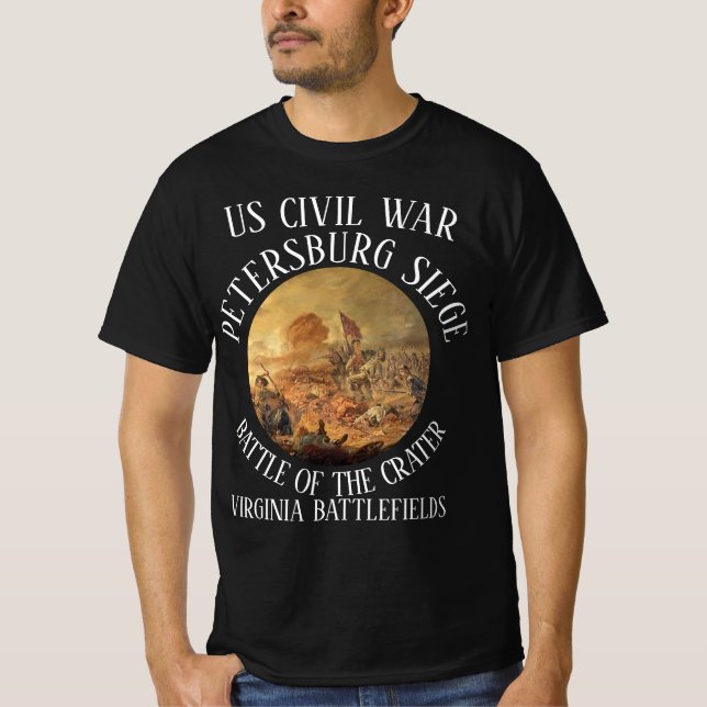 CAMISETA SEIGO DE PETERSBURGO BATALLA DE CRÁTER EN LA GUERR (Anverso)