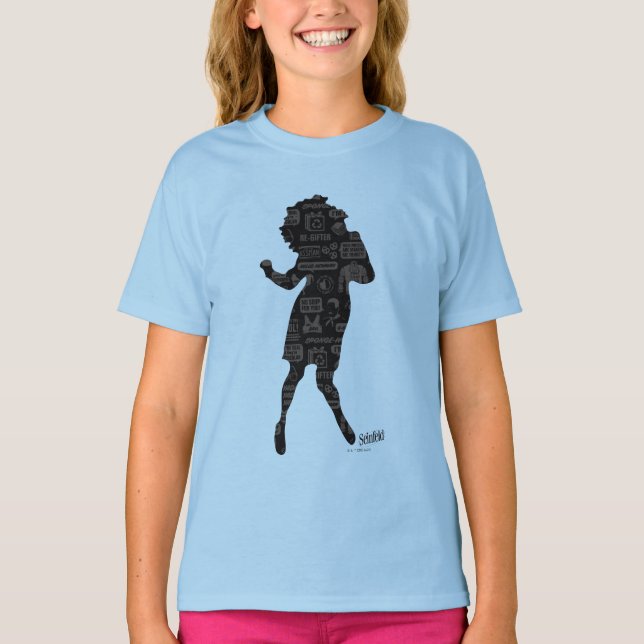 Camiseta Seinfeld | Elaine Dance Silhouette (Anverso)