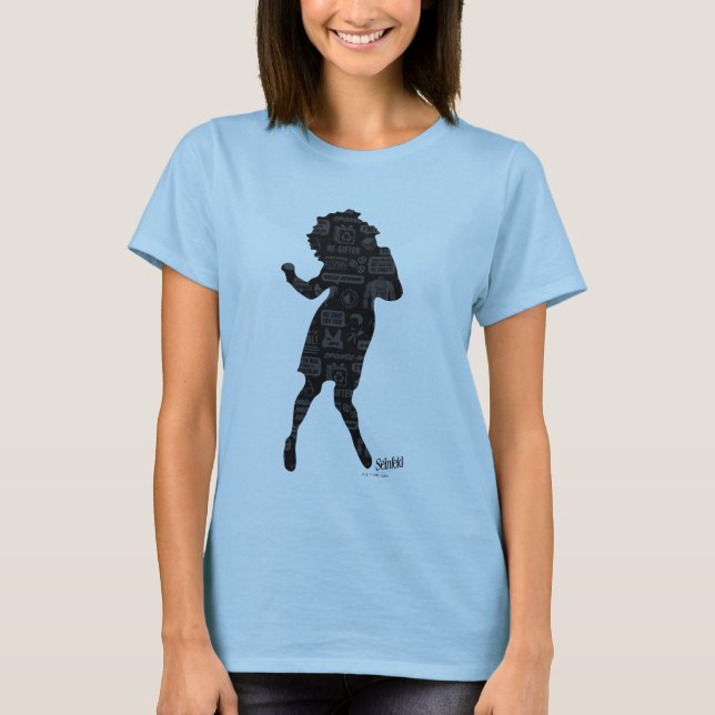 Camiseta Seinfeld | Elaine Dance Silhouette (Anverso)