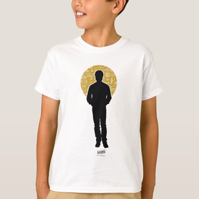 Camiseta Seinfeld | Jerry Seinfeld Silhouette (Anverso)