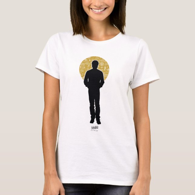 Camiseta Seinfeld | Jerry Seinfeld Silhouette (Anverso)