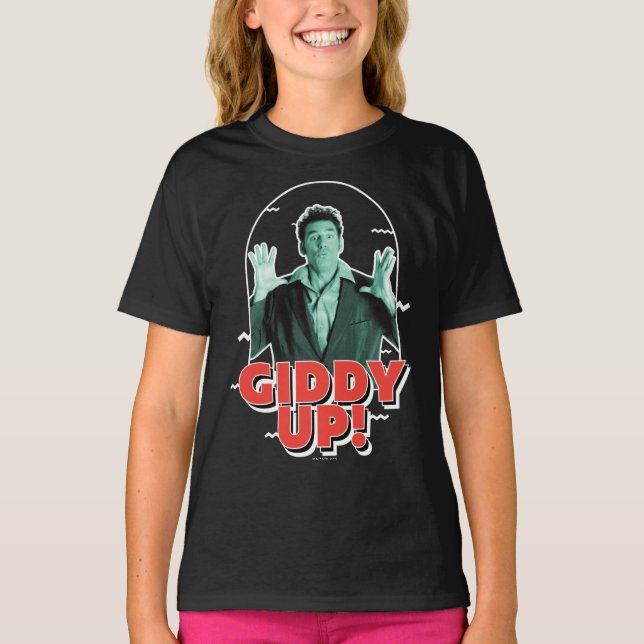Camiseta Seinfeld | Kramer - ¡Giddy Up! (Anverso)